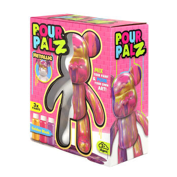 Pour Palz DIY krāsojamais lācis – Zeltains mirdzums (GSG25020)