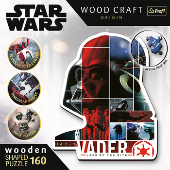TREFL STAR WARS Пазл из дерева Дарт Вейдер 160 шт. (20190T)