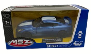 MSZ металлическая модель Nissan GT-R (R35), масштаб 1:42 (67337M)