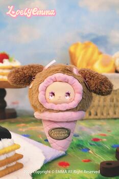 LOVELY EMMA Мягкий брелок-сюрприз - Scoop Ice Cream Series (11128LE)