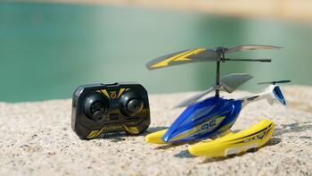 FLYBOTIC Radio vadāms Helikopters Aqua Blaze, 22 cm (84795)