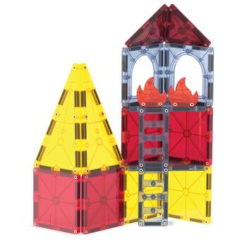 MAGNA-TILES Magnētiskais konstruktors Ugunsdzēsēju glābšana, 27 gab. (252027FRMT)