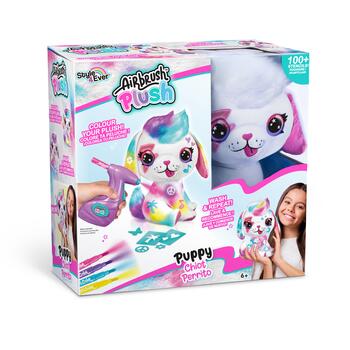 AIRBRUSH PLUSH игровой набор мягкая игрушка с аэрографом Щенок, 26 см (249CL)