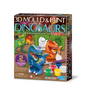 4M 3D veidnes un krāsas Dinozauri (00-04777)