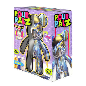 Pour Palz DIY krāsojamais lācis – Zilas mirdzums (GSG25022)