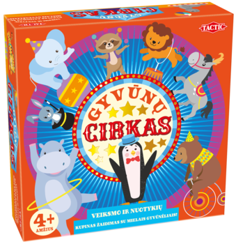 TACTIC boardgame Animal Circus (in Lithuanian language) (60437T)
