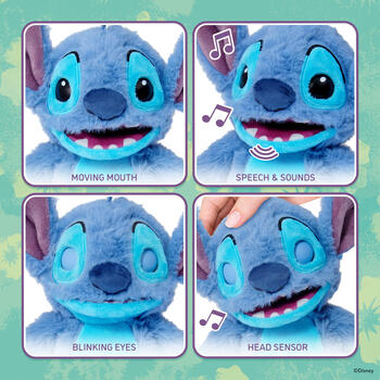 REAL FX STITCH Palm Puppetronic интерактивная игрушка - Stitch (DIS1037)