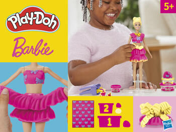 PLAY-DOH BARBIE игровой набор Барби Оборки и бантики (G1361)