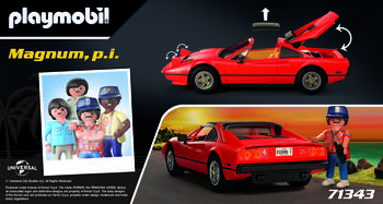 PLAYMOBIL MOVIE CAR Magnum, p.i. Ferrari 308 71343 (71343P)