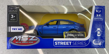 MSZ металлическая модель BMW i4 M50, масштаб 1:34 (68720M)