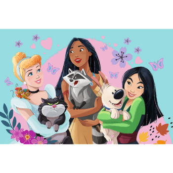 TREFL DISNEY PRINCESS Минипазл Принцессы 54 шт. (54219T)