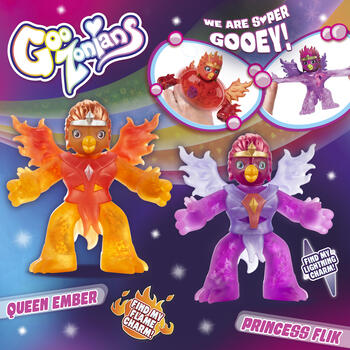 GOOZONIANS Двойная пачка, Queen Ember vs Princsess Flik, W1 (G07407)
