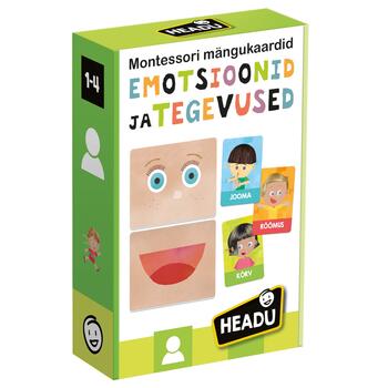 HEADU Flashcards Emotions and Actions Montessori (In Estonian lang.) (ET53023)