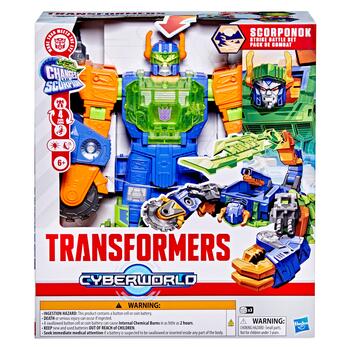 TRANSFORMERS Cyberworld Фигурка Скорпонак наносит удар, 35 см (G1659)