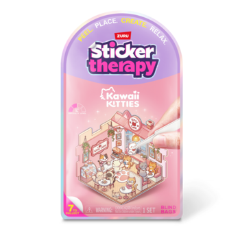 STICKER THERAPY Kawaii Kitties uzlīmju komplekts, 80 gab. (18001Z)