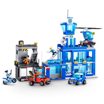 MAX CITY конструктор Полицейский участок, 889 частей (83162Z)