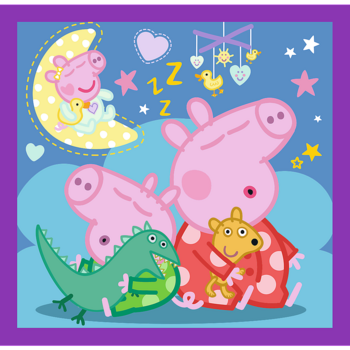 TREFL PEPPA PIG Комплект пазлов 3в1 Свинка Пеппа (34893T)