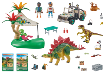 PLAYMOBIL DINO Pētniecības nometne ar dinozauriem 71523 (71523P)
