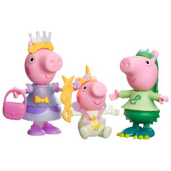 PEPPA PIG Игровой набор Пеппа и друзья. Костюмы, 3 фигурки по 15 см (G2508)