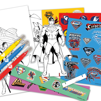 Superman uzlīmju aktivitāšu komplekts (DC30027)