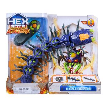 HEX BOTS Интерактивная игрушка Взрывающаяся сороконожка (6076554)
