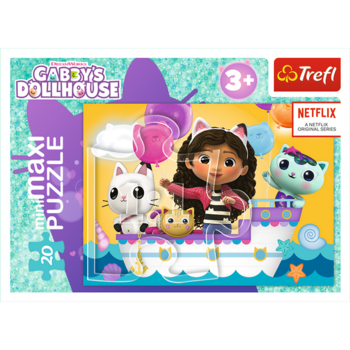 TREFL GABBY´S DOLLHOUSE Мини макси пазл 20 шт. (56041T)
