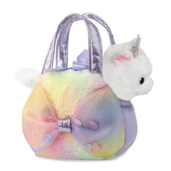 AURORA Fancy Pals plīša rotaļlieta kaķis somiņā, 20 cm (220904C)
