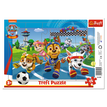 TREFL PAW PATROL Пазл в рамке Щенячий патруль, 15 шт. (31428T)