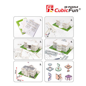 CUBICFUN 3D пазл Белый дом, США (C060H)