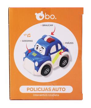 bo. Interaktīvā rotaļlieta Policijas Auto (Latviešu val.) (8018LV)