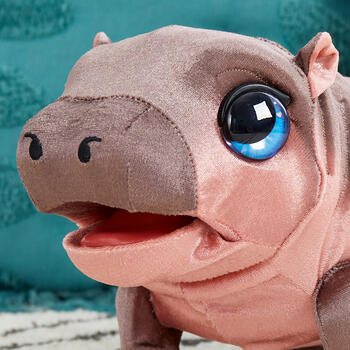 FURREAL Wag-a-Lots интерактивная мягкая игрушка - Sally the Silly Hippo (28179)