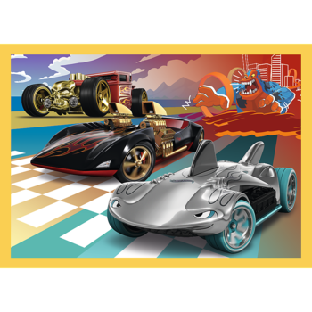TREFL HOT WHEELS Комплект пазлов 4в1 (34627T)