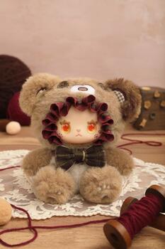 LUCKY EMMA Lovely Emma Plīša atslēgu piekariņš, slēgtā iepakojumā - Bear Alliance Series (82420LE)