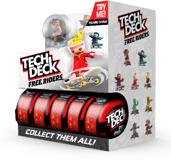TECH DECK Закрытая упаковка Free Riders (6076375)
