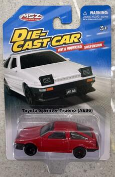 MSZ металлическая модель Toyota Sprinter Trueno (AE86), масштаб 1:55 (82237M)