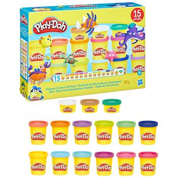 PLAY-DOH Масса для лепки Classic Color 15шт (F8150)