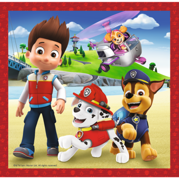 TREFL PAW PATROL Комплект пазлов 3 в 1 (34867T)