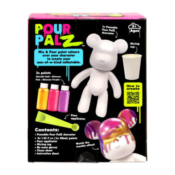 Pour Palz DIY krāsojamais lācis – Zeltains mirdzums (GSG25020)