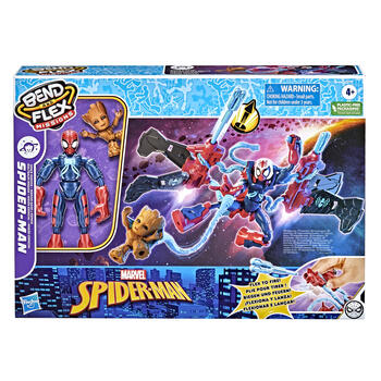 SPIDER-MAN Комплект Bend and Flex Spd Space Mission Jet, 15 см (F3739)