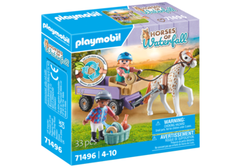 PLAYMOBIL HORSES OF WATERFALL Пони-карета 71496 (71496P)
