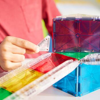 MAGNA-TILES магнитный конструктор Рельсовое ралли, 33 деталей (251033MT)