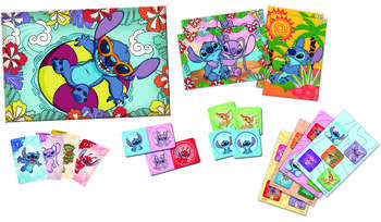 TREFL DISNEY STITCH 8in1 Mix&play galda spēļu komplekts (02924T)