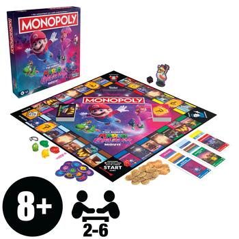MONOPOLY Galda spēle Super Mario (In English lang.) (G2638EN)