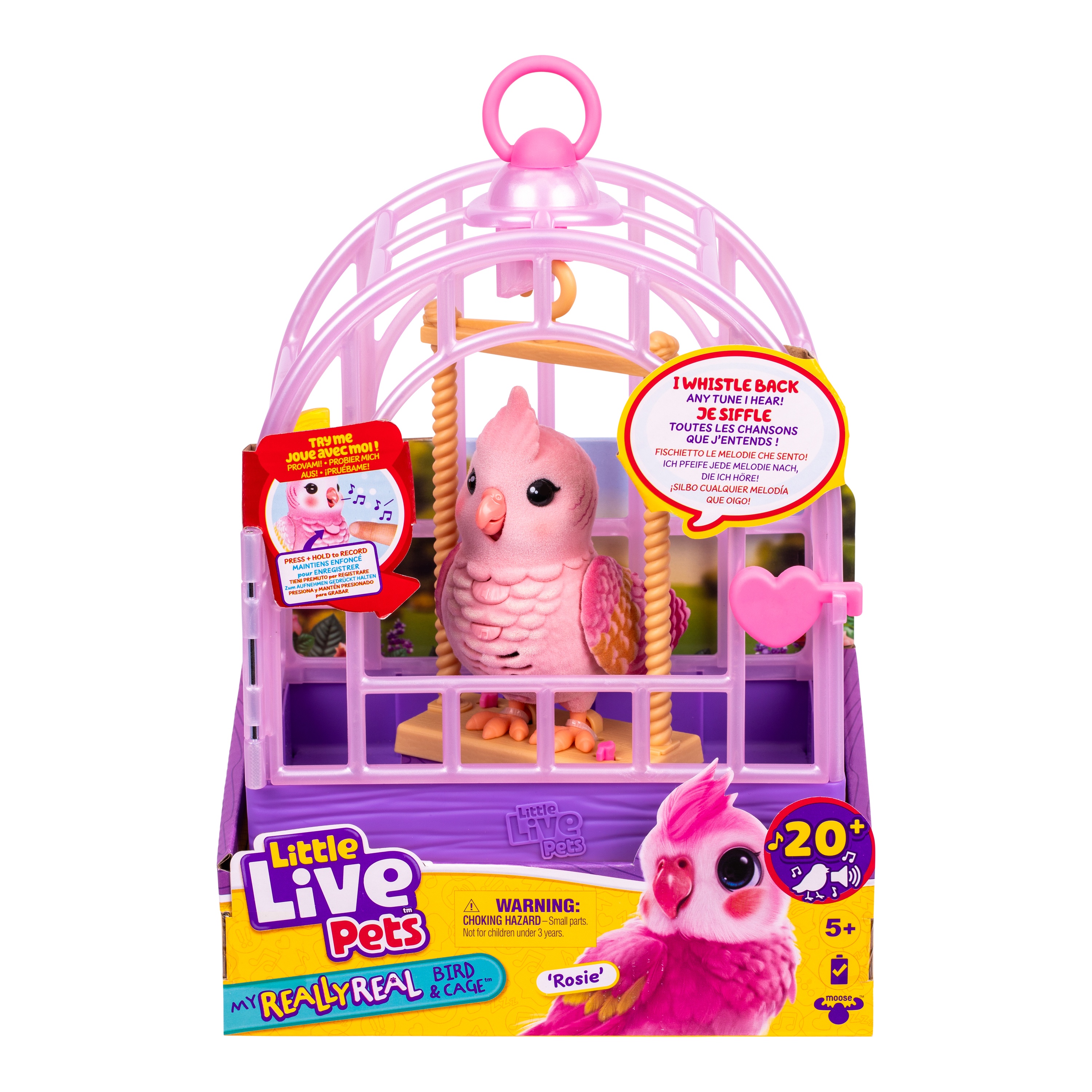 LITTLE LIVE PETS Интерактивная игрушка Птица в клетке (26683)