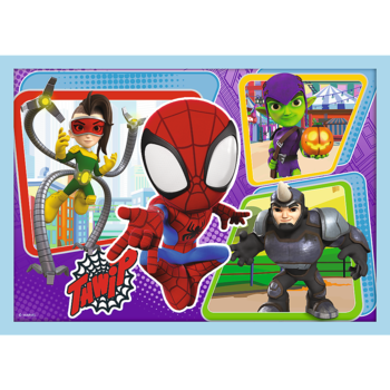 TREFL SPIDER-MAN Комплект пазлов Человек-паук (4 in 1) Спайди (34611T)