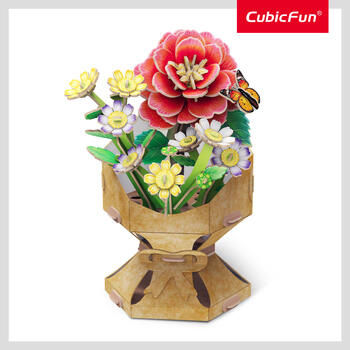 CUBICFUN 3D пазл «Букет цветов – камелия» (W3302H)