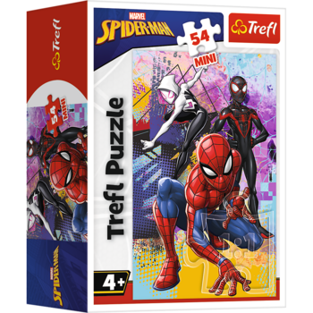 TREFL SPIDER-MAN Минипазл Человек-паук 54 шт. (54216T)
