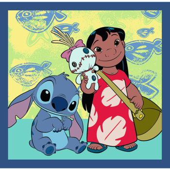 TREFL DISNEY STITCH Комплект пазлов 3в1 (34896T)