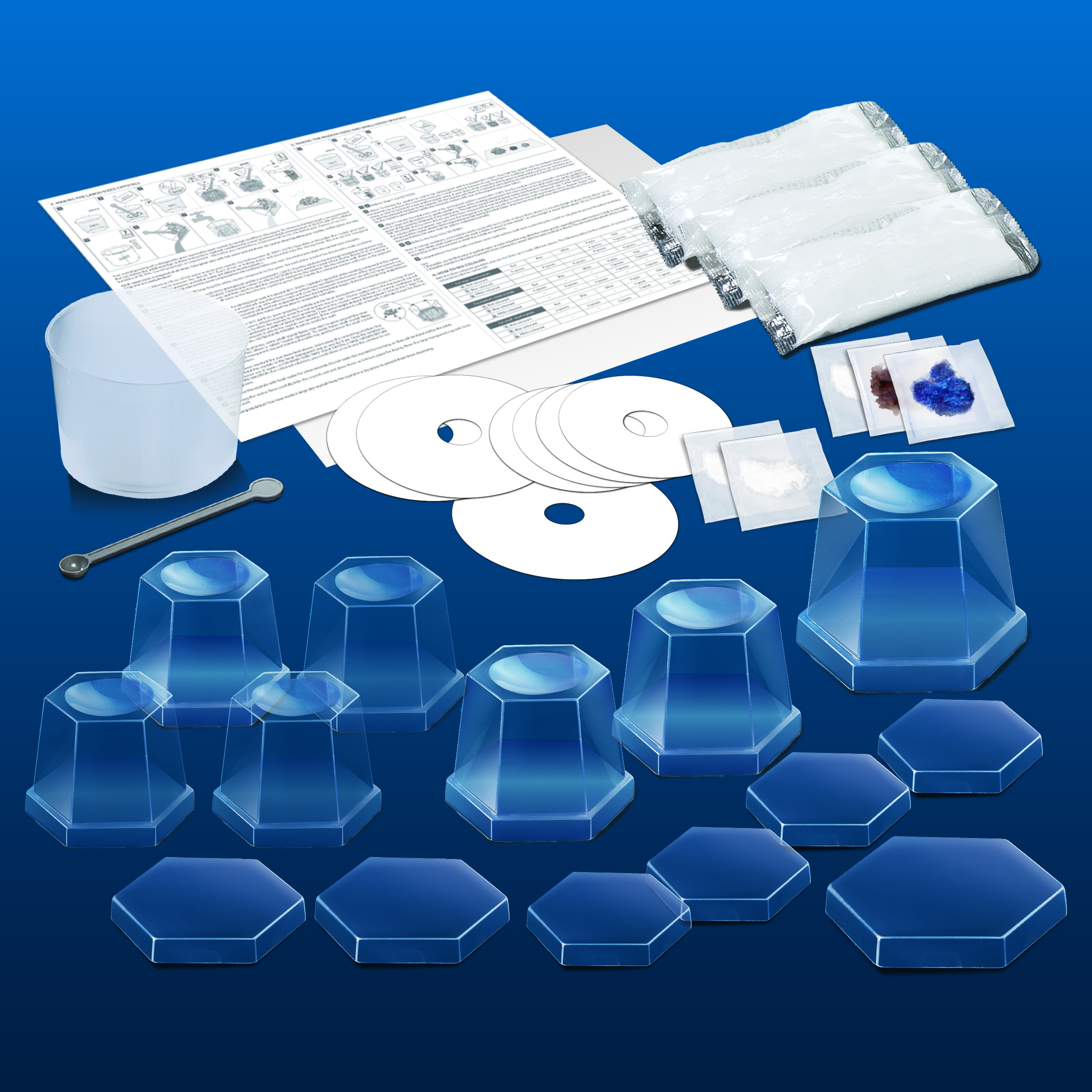 4M Crystal Growing Kristālu audzēšanas komplekts (00-03915)