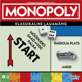 MONOPOLY Настольная игра Классическая Монополия (на эстонском яз.) (G0009EST)